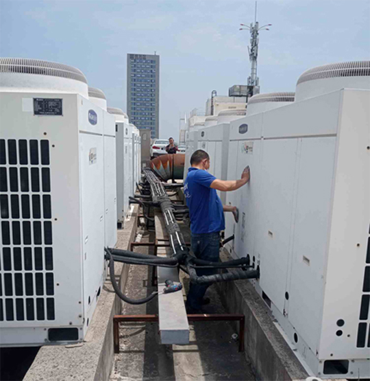 岳麓中央空调制热和不制冷系统维修方法